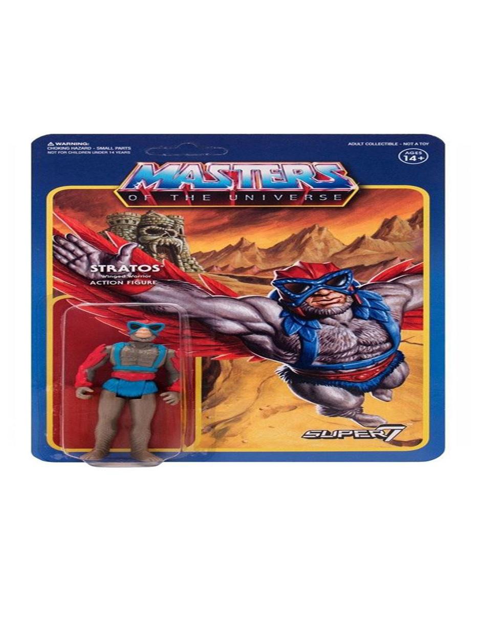 Juguete interactivo coleccionable stratos master of the universe