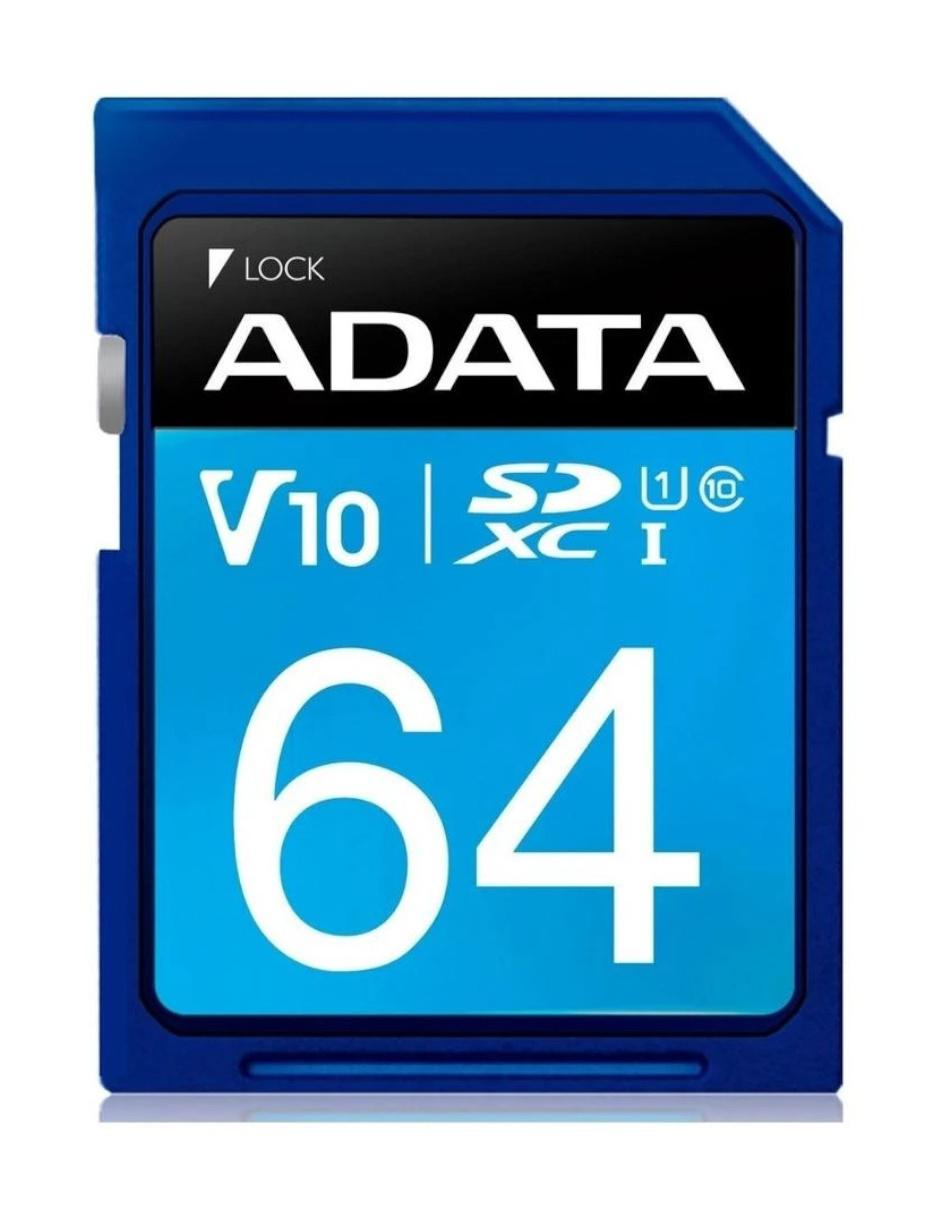 Memoria SD 64GB V10 Clase 10 Video Full HD Cámara DSLR ASDX64GUICL10-R 1