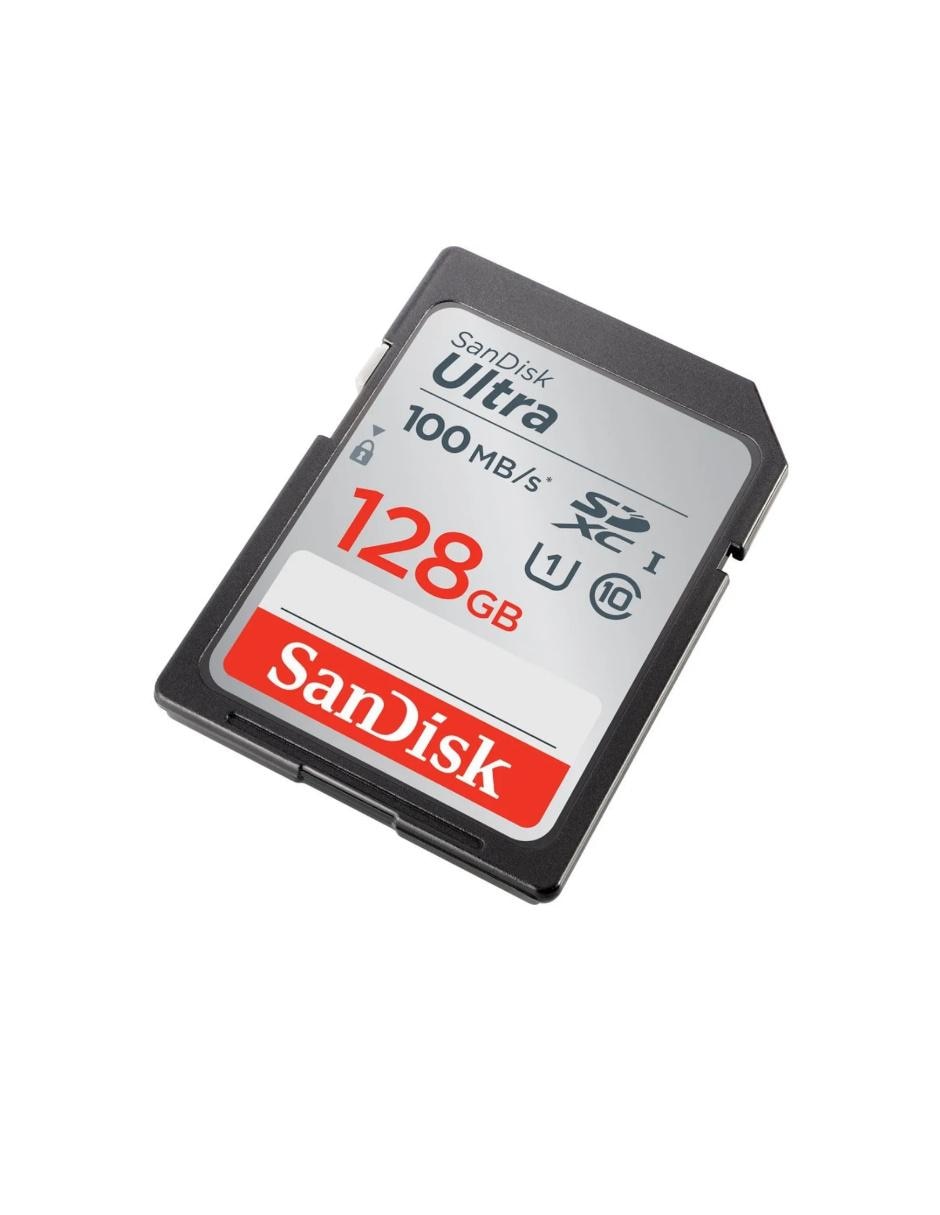Tarjeta SD 128GB Sandisk Ultra Clase 10 Video Full HD SDSDUNR-128G-GN6IN