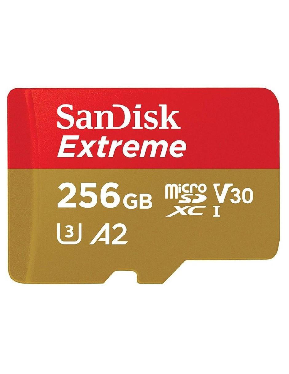 Memoria Micro SD capacidad 256 GB 3