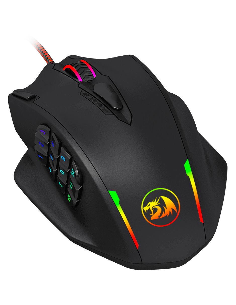 Mouse Gamer Impact M908 12400 Dpi Botones Laterales Mouse Gamer Impact M908 12400 Dpi Botones Laterales