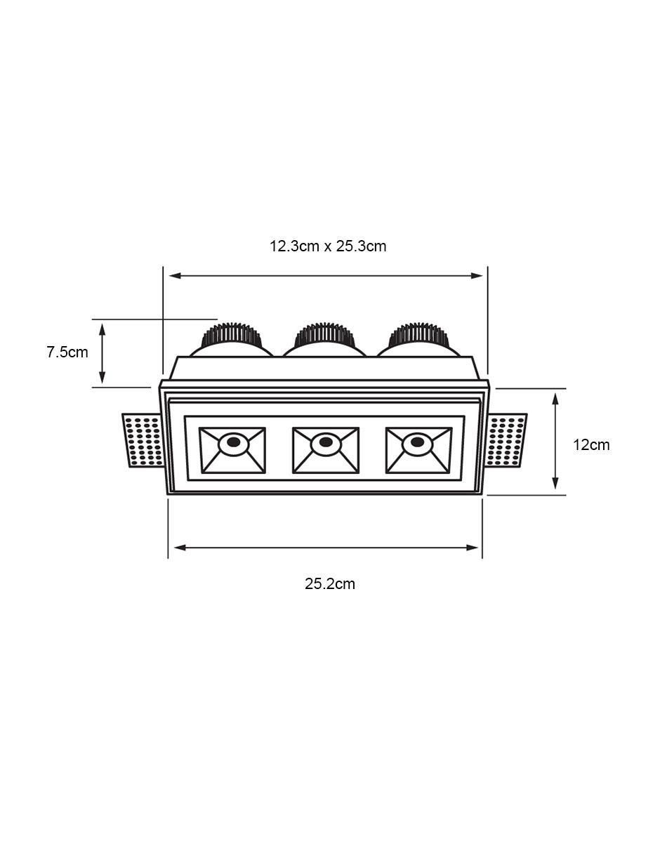 Lámpara Tecnolite led Amacar Iii