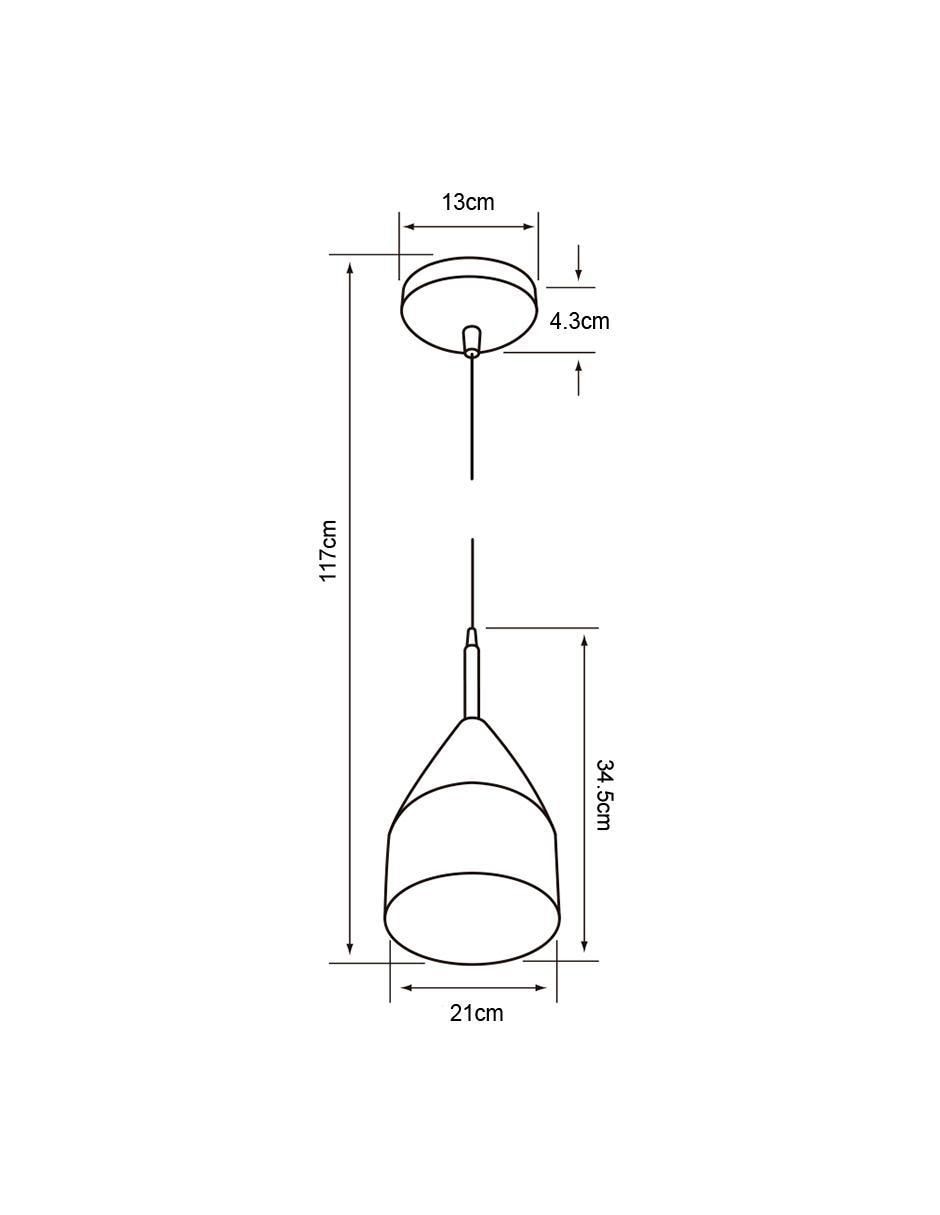 Lámpara Tecnolite incandescente y led Auva