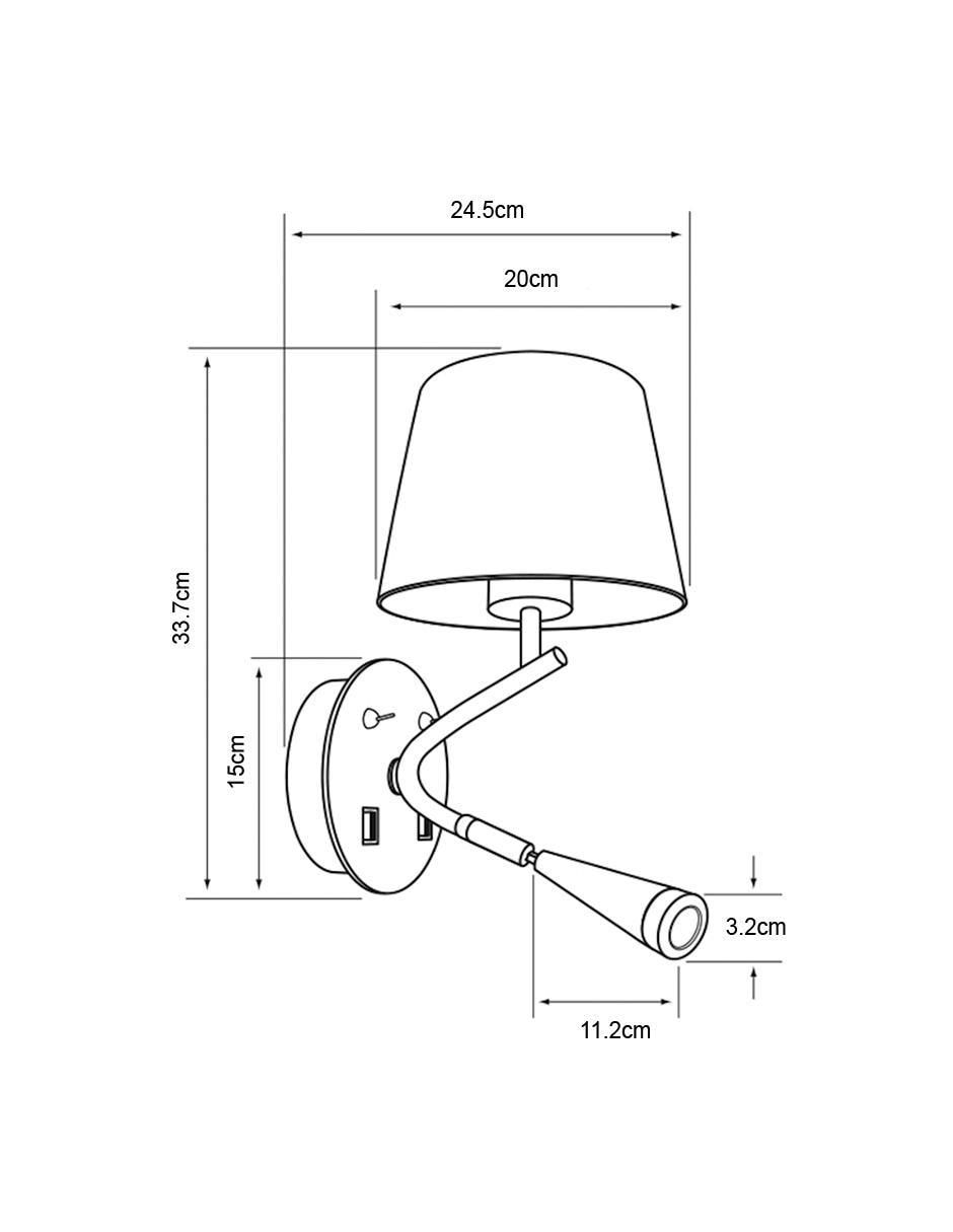 Lámpara Tecnolite led Bunda
