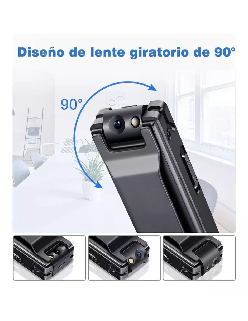 Cámara individual de seguridad alámbrica Full HD 90° con capacidad para grabar para interior y exterior 2