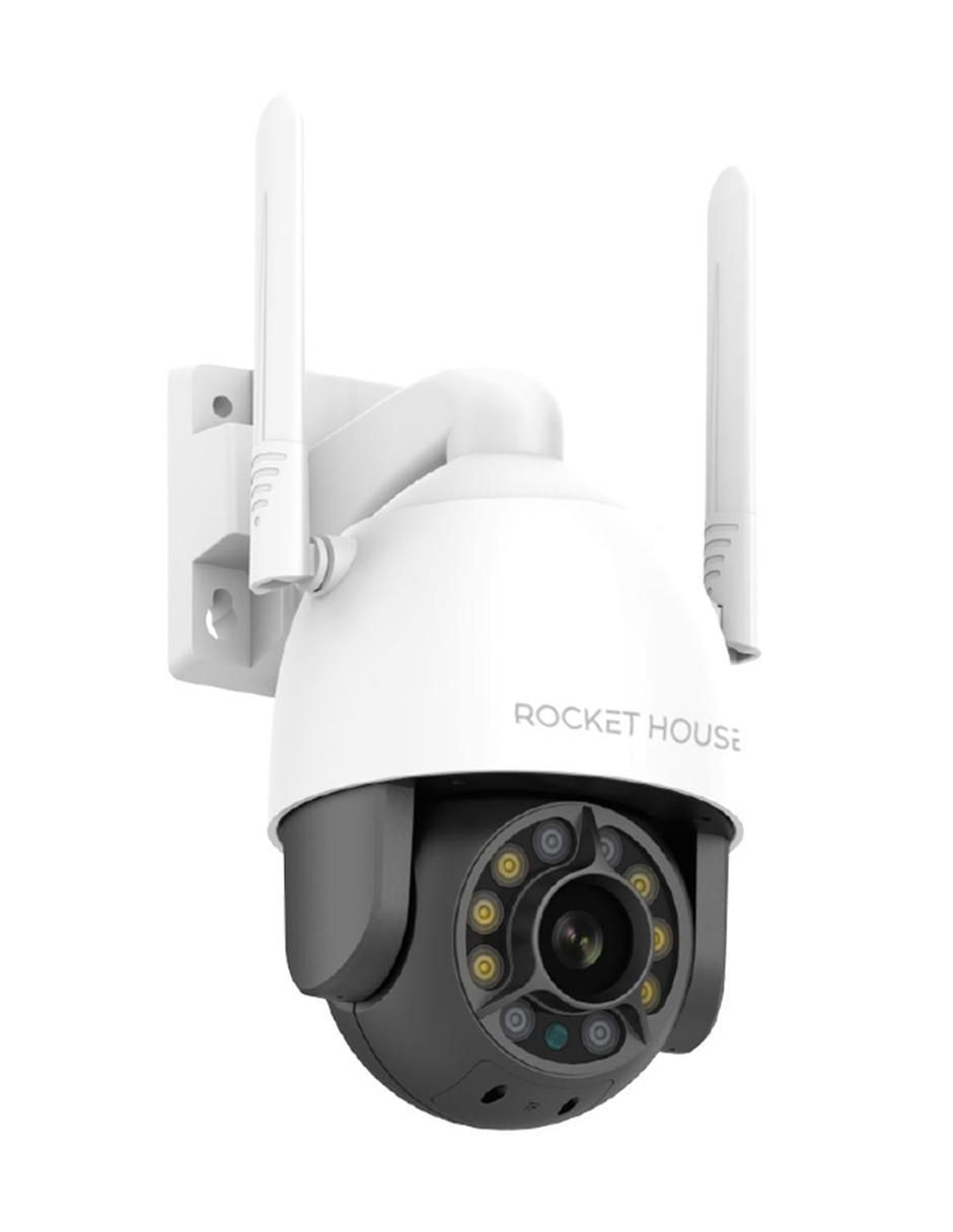 Cámara individual de seguridad inalámbrica Full HD 360° con capacidad para grabar para exterior 2