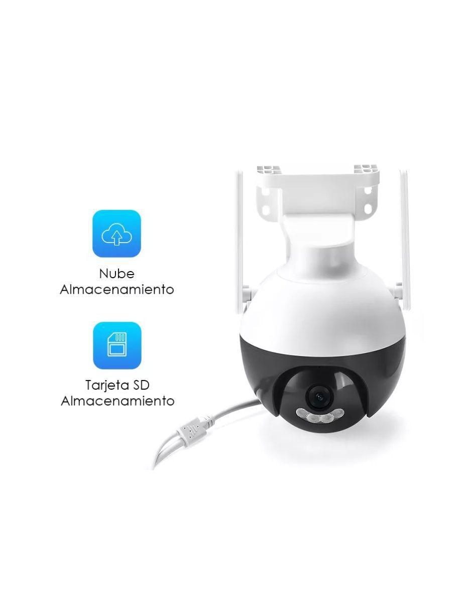 Cámara de seguridad inalámbrica HD 180° con capacidad para grabar para interior y exterior 2