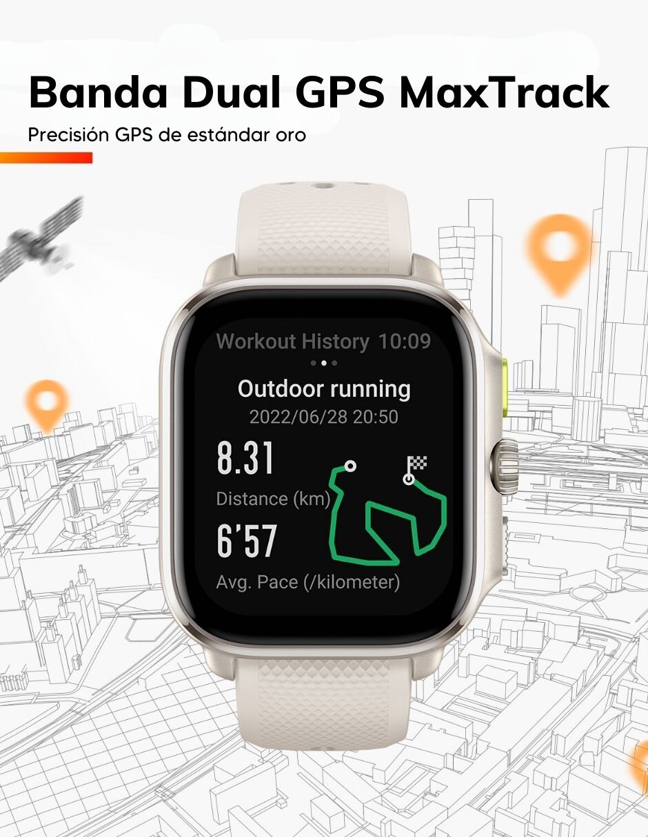 Smartwatch Amazfit Cheetah Square unisex con GPS