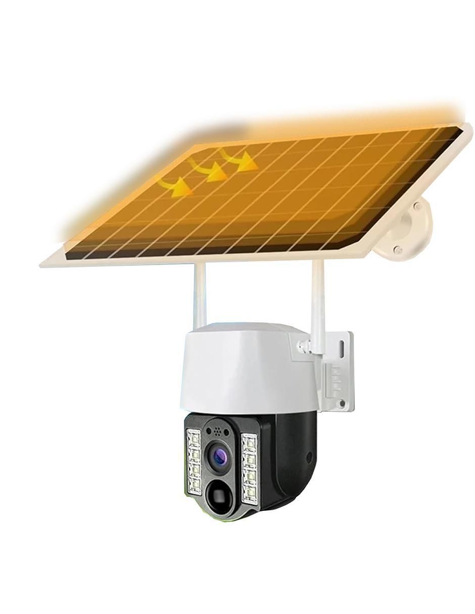 Cámara solar de seguridad Dbugg inalámbrica Full HD 180° con capacidad para grabar para exterior