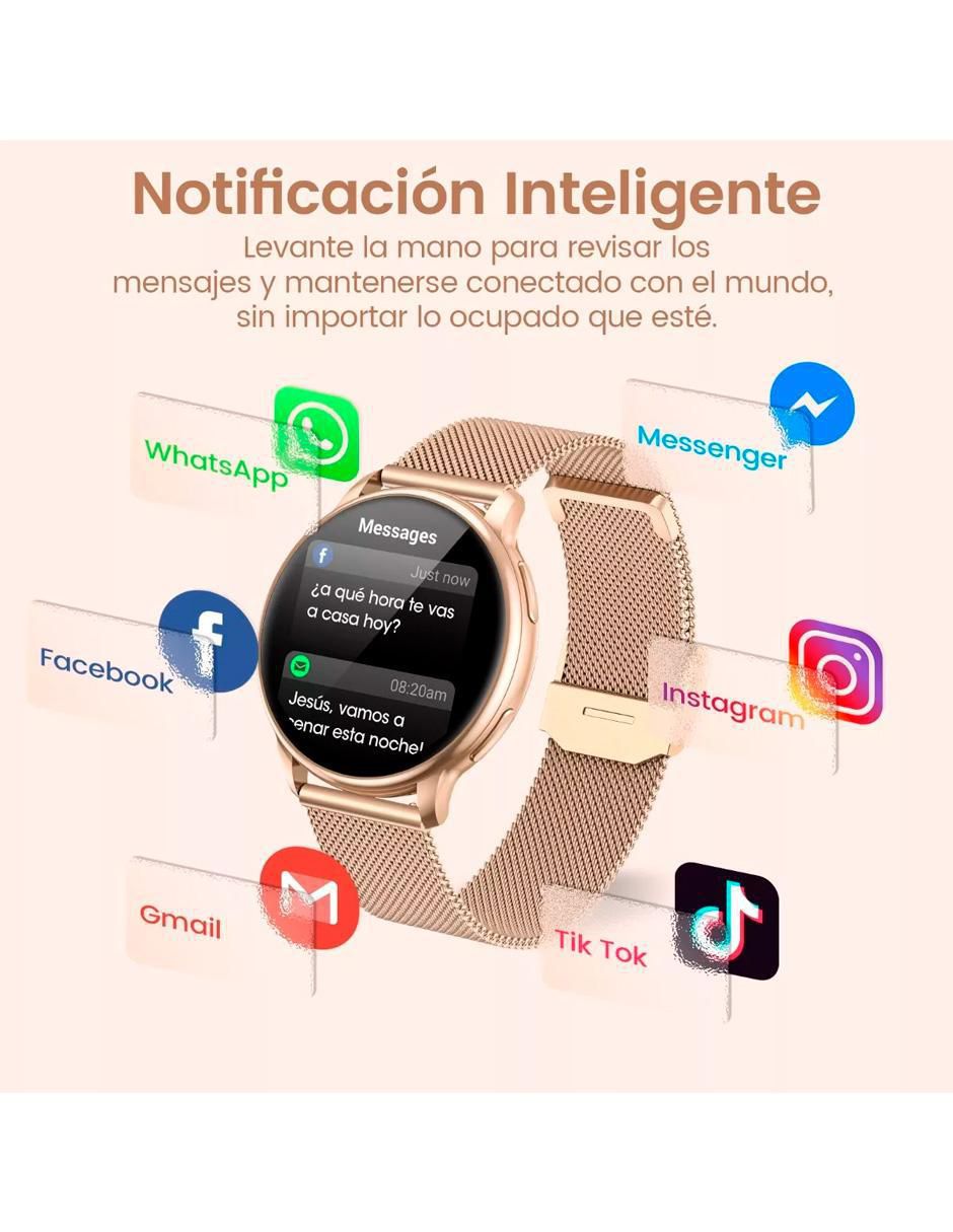 Smartwatch Genérica Gold Serie 7 unisex