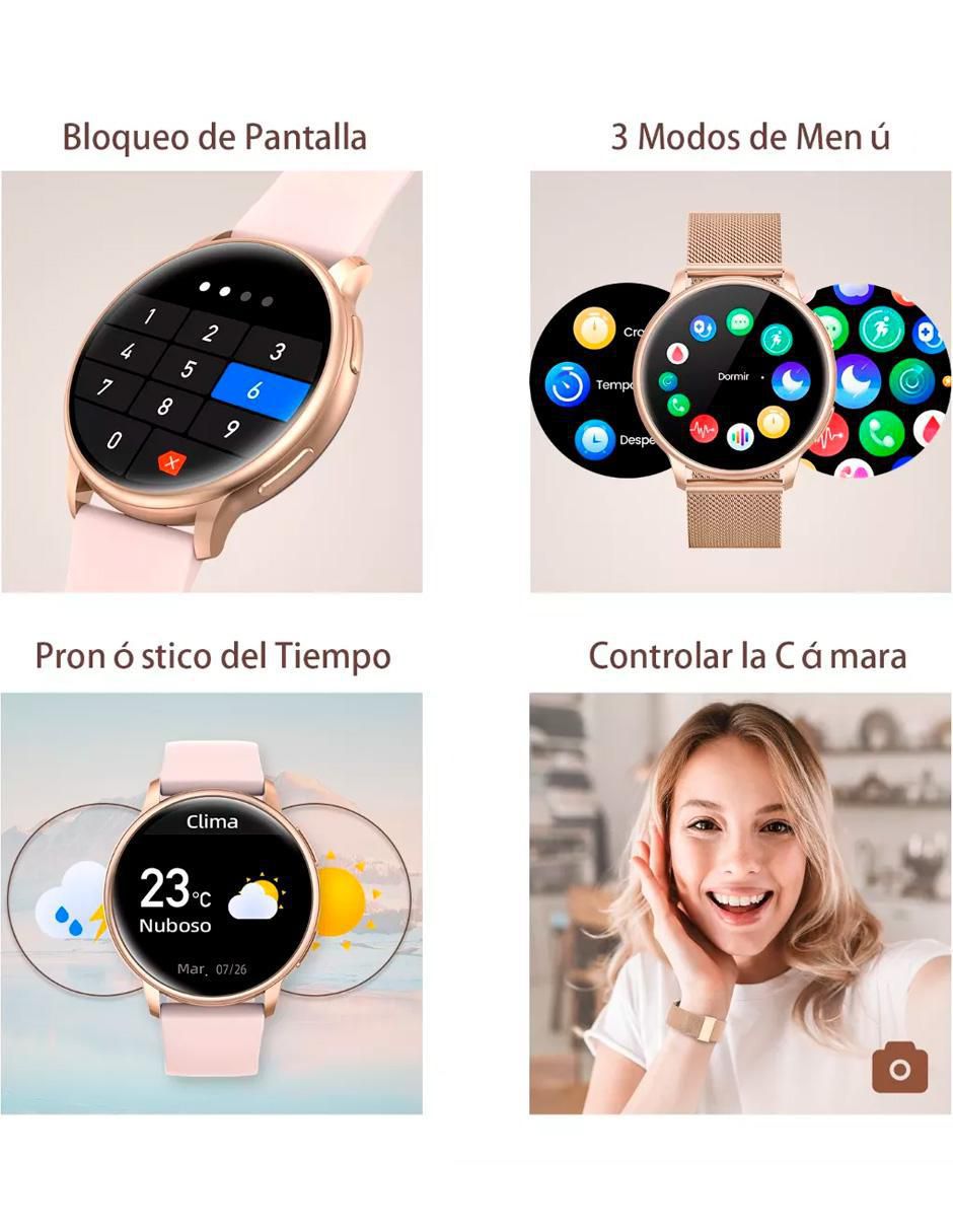 Smartwatch Genérica Gold Serie 7 unisex