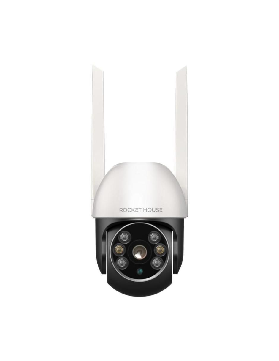 Cámara individual de seguridad alámbrica HD 360° con capacidad para grabar para interior y exterior 1