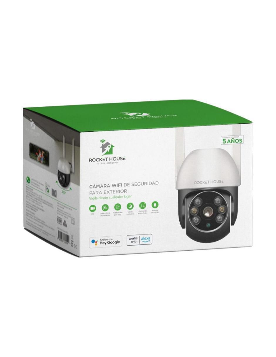 Cámara individual de seguridad alámbrica HD 360° con capacidad para grabar para interior y exterior 2