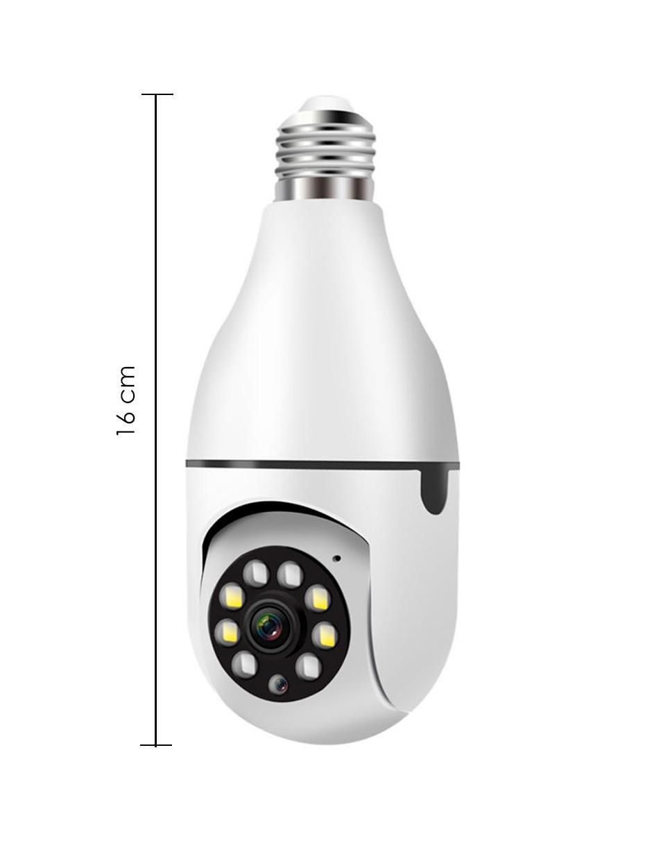 Cámara Wi-Fi de seguridad Genérica inalámbrica HD 360° con capacidad para grabar para interior y exterior