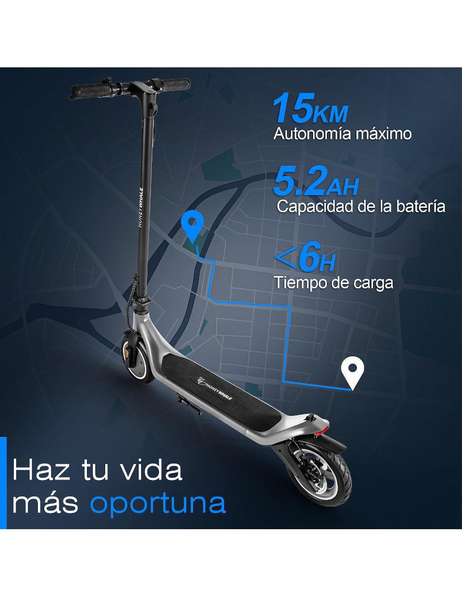 Scooter eléctrico M1 Gris 3