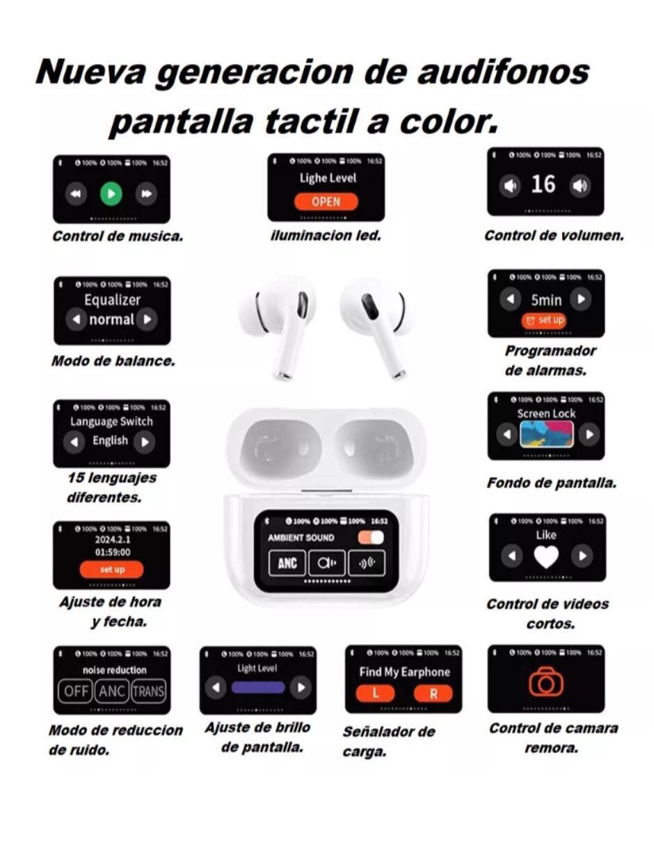 Audífonos In-Ear inalámbricos con cancelación de ruido 3