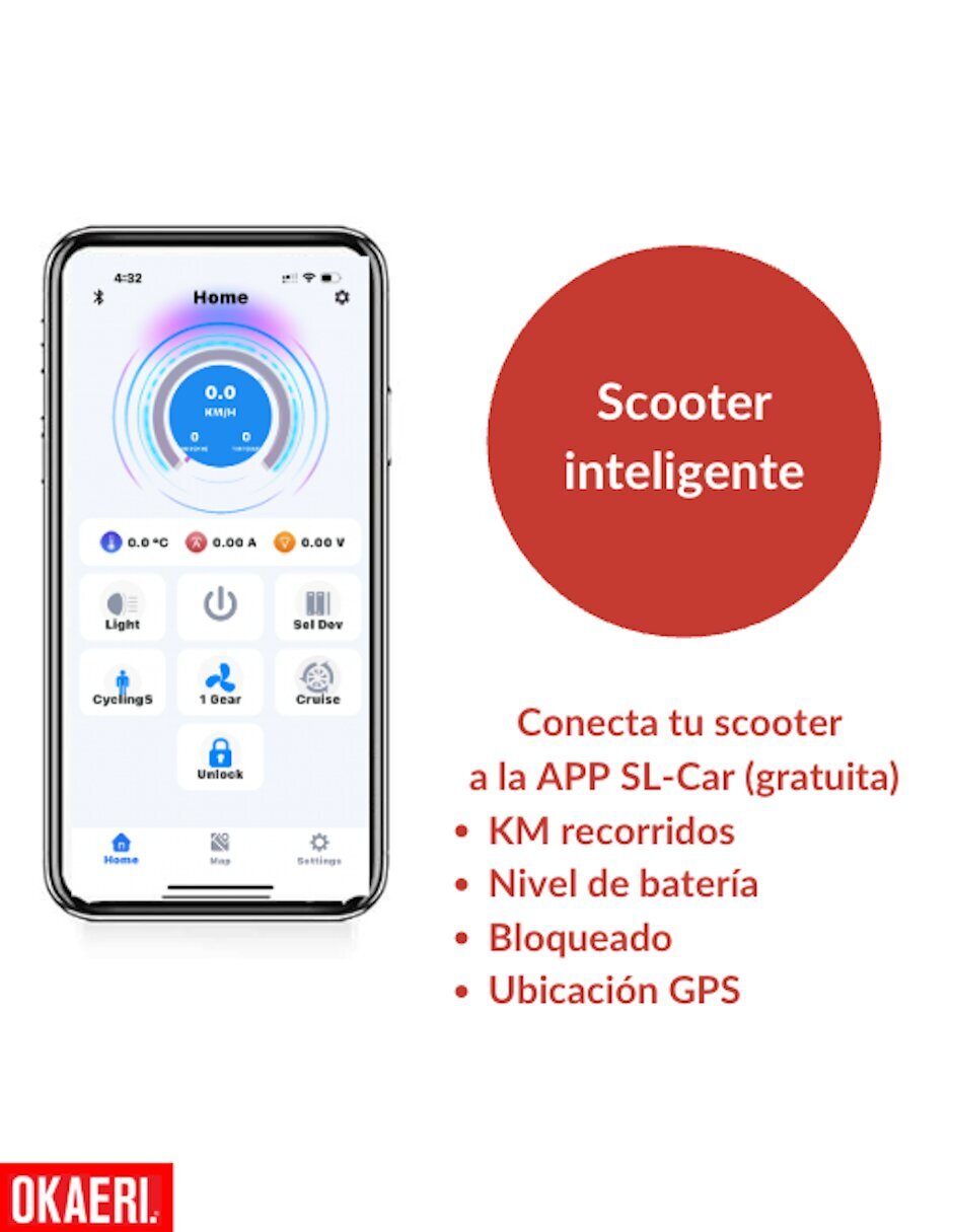 Scooter eléctrico Okaeri 2024