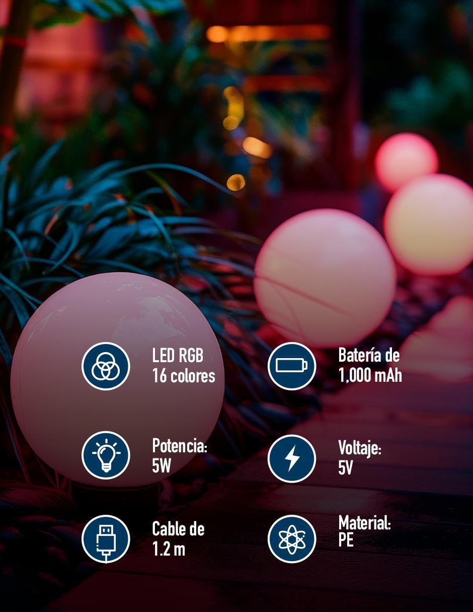 Lámpara decorativa LED 8