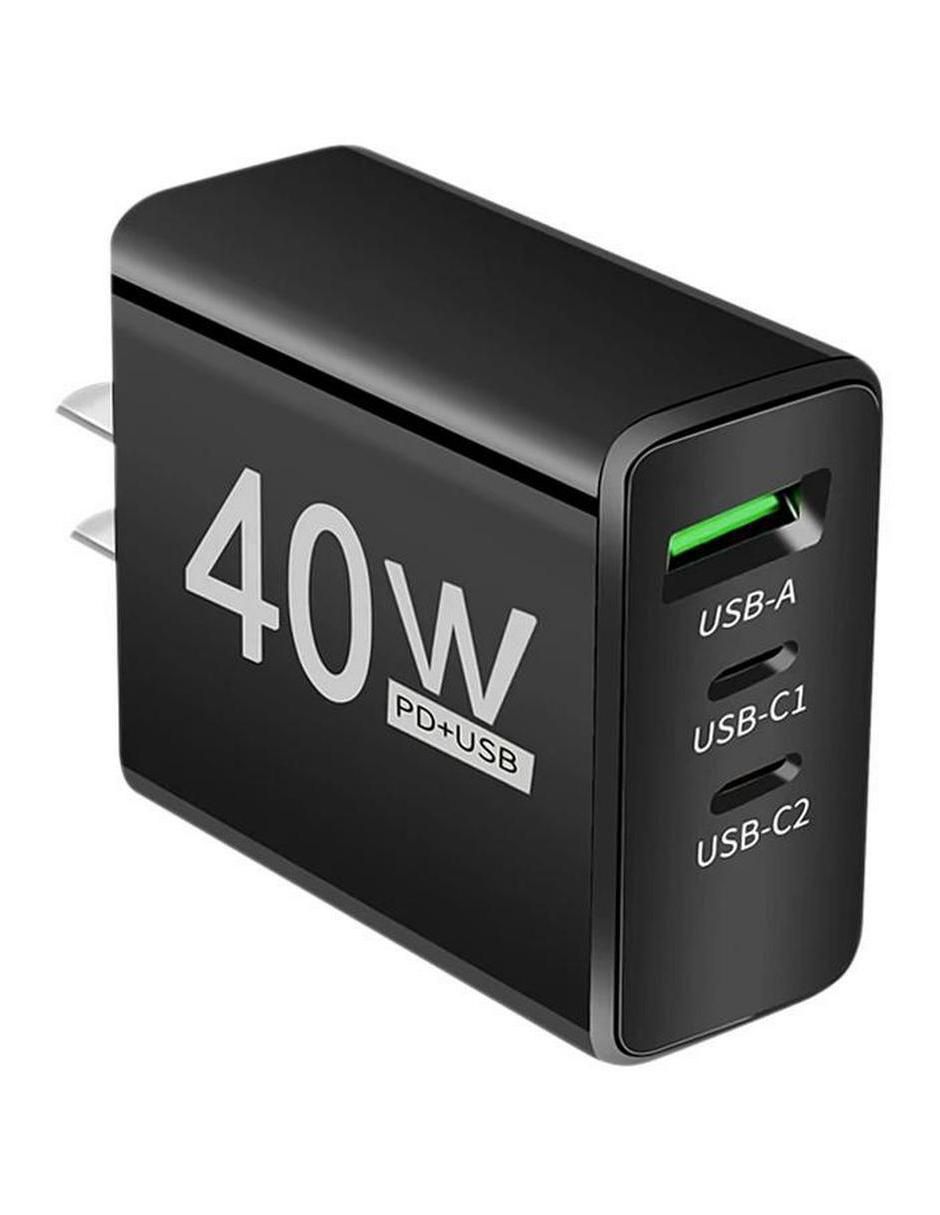 Cargador pared USB tipo A + USB tipo C 1