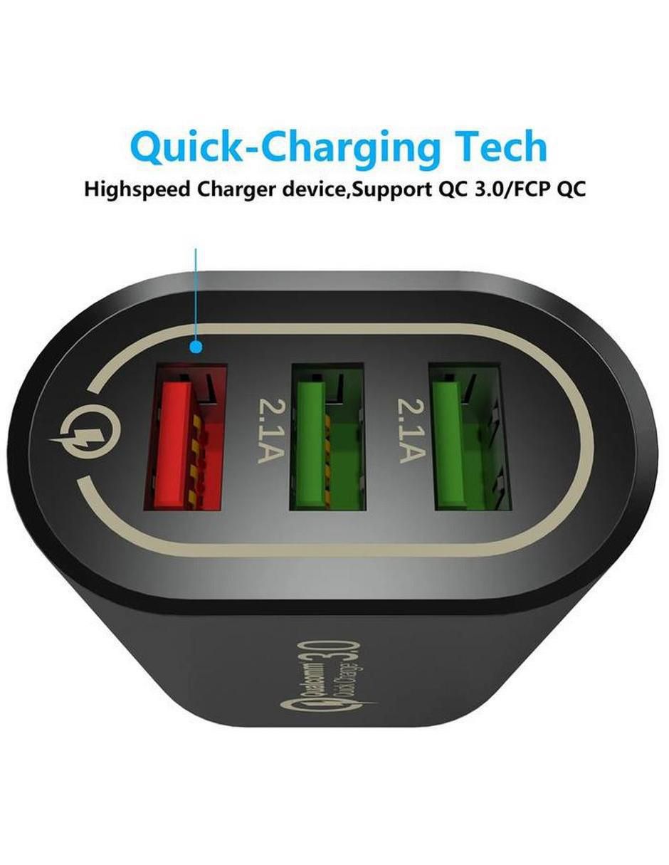 Cargador pared USB + USB tipo A 4