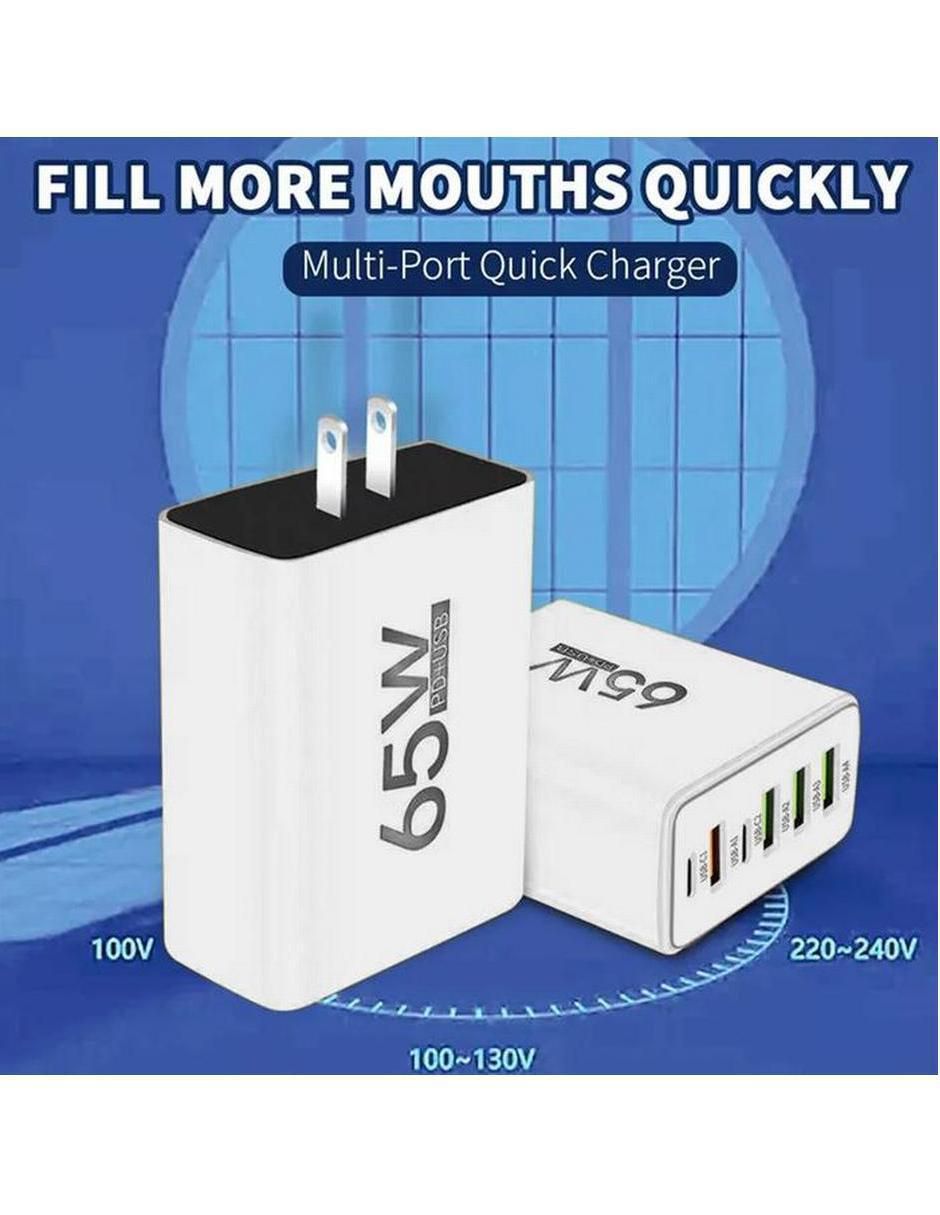 Cargador pared USB tipo A + USB tipo C