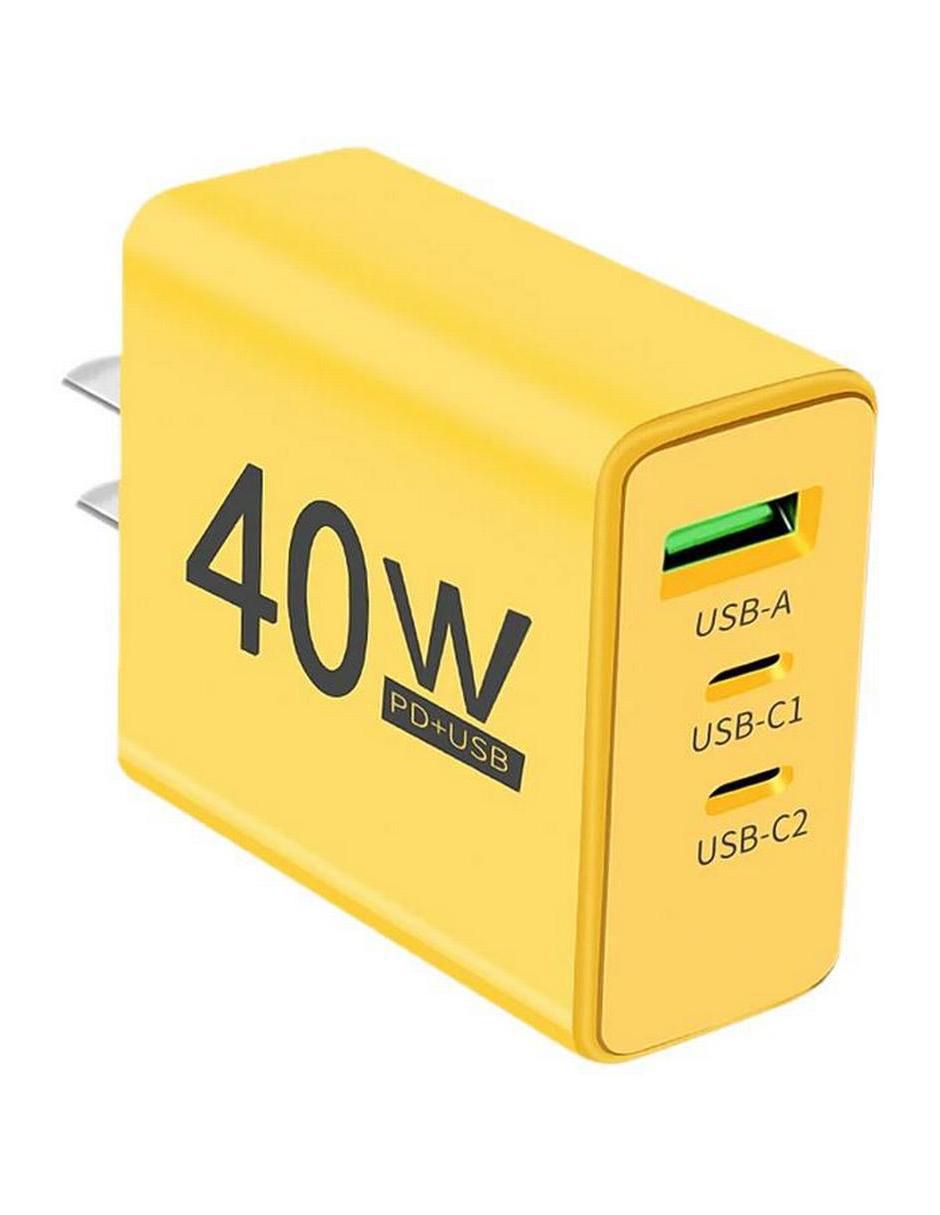 Cargador pared USB tipo A + USB tipo C 1