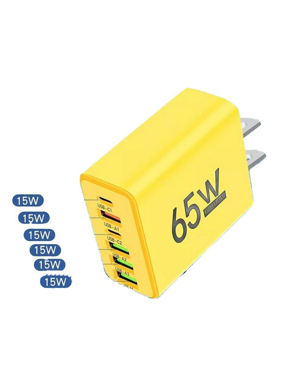 Cargador pared USB tipo A + USB tipo C