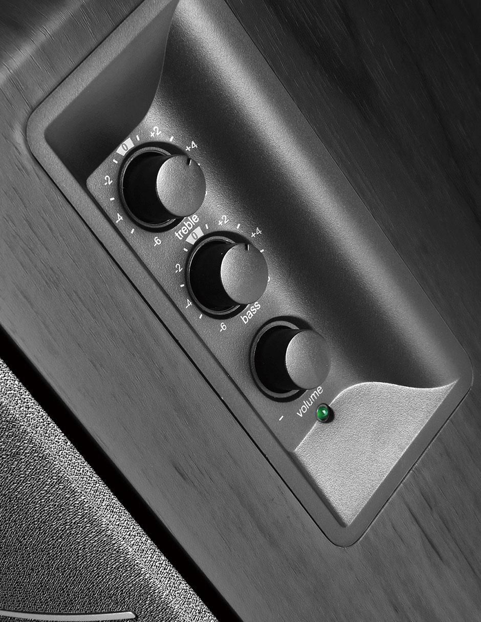 Bocina spkedfr1280tbk alámbrica 5