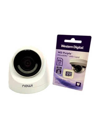 Cámara Wi-Fi de seguridad inalámbrica Full HD 10° a 90° con capacidad para grabar visión nocturna para interior y exterior