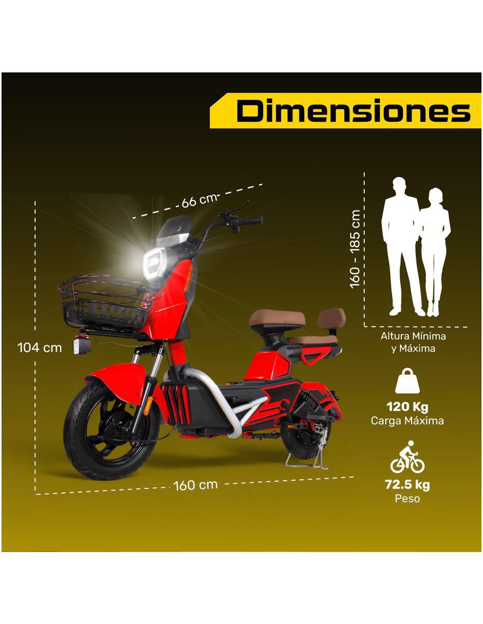 Bicicleta eléctrica rodada 10 9