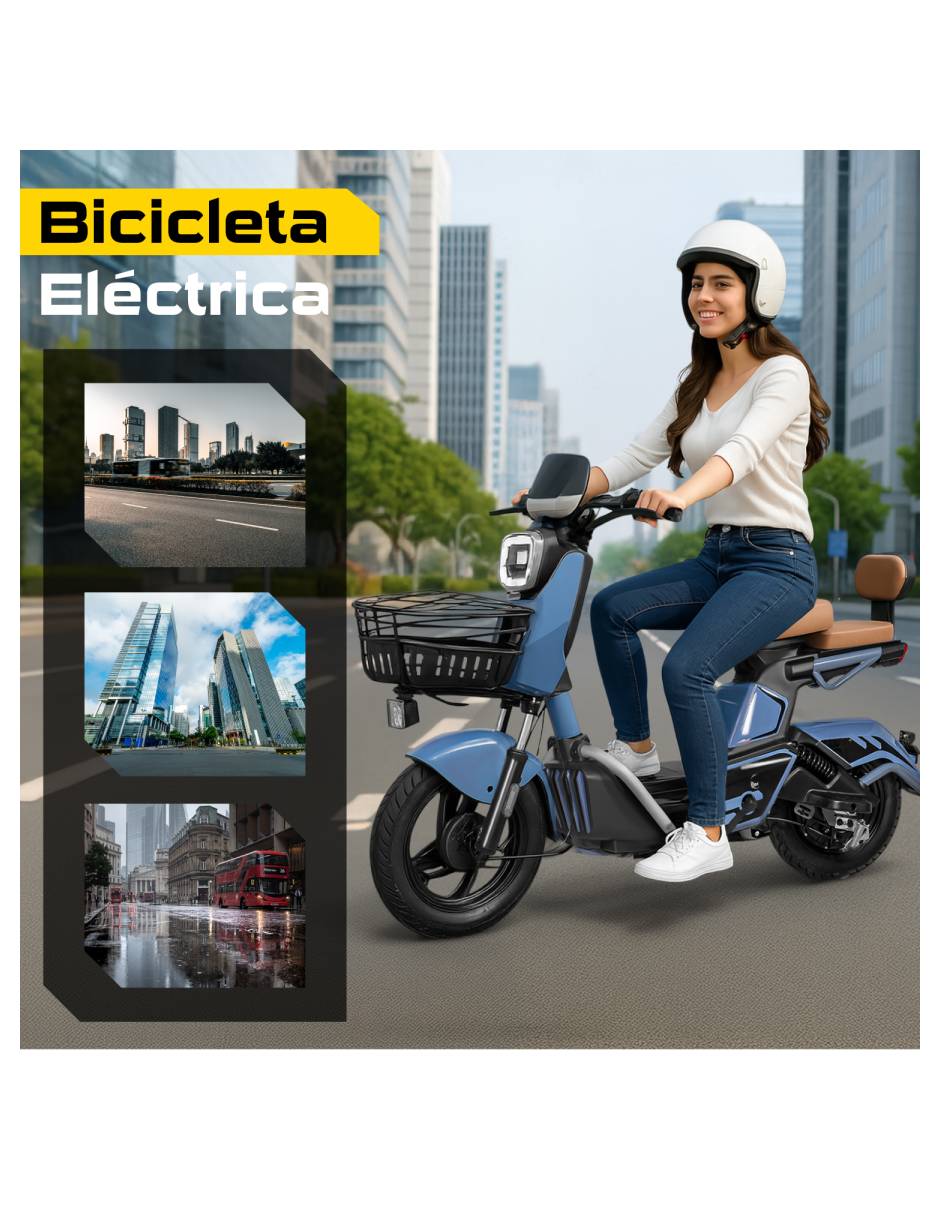 Bicicleta eléctrica rodada 10 unisex 4