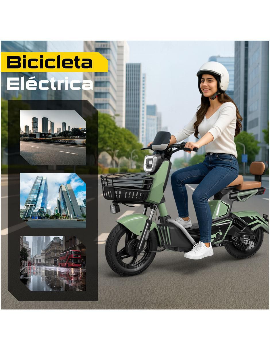Bicicleta eléctrica rodada 10 unisex 21
