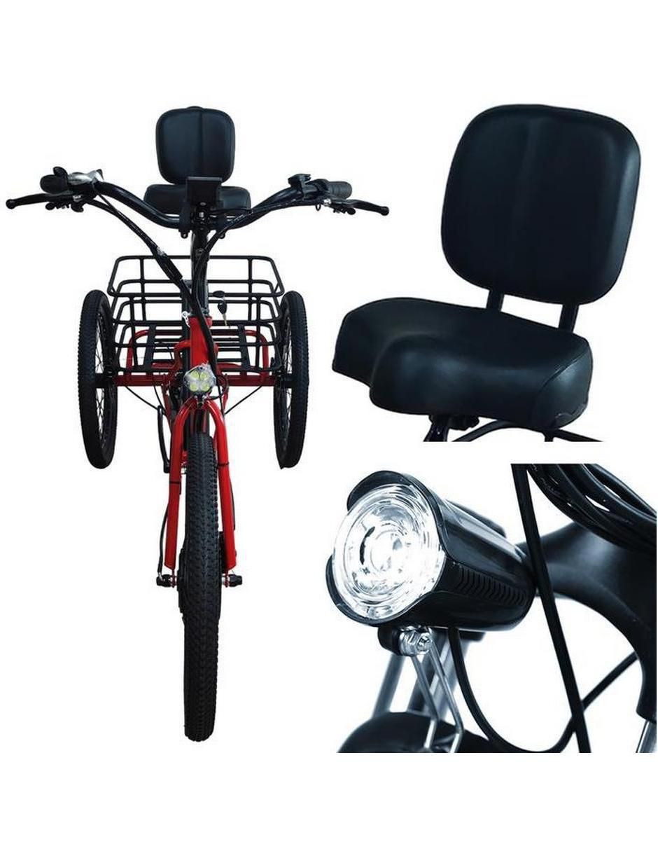 Triciclo "rodada" 24 bicicleta eléctrica "para" unisex 3