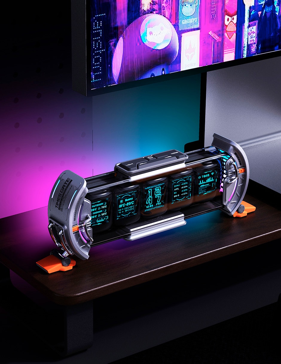 Bocina portátil Divoom Times Gate bluetooth, wi-fi