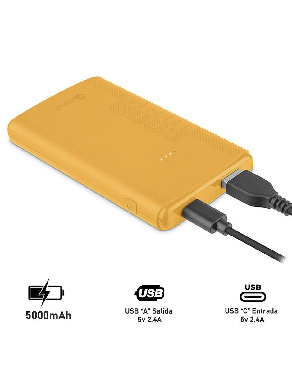 Batería portátil GETTTECH 5000 mAh GBN-E5KCS-01