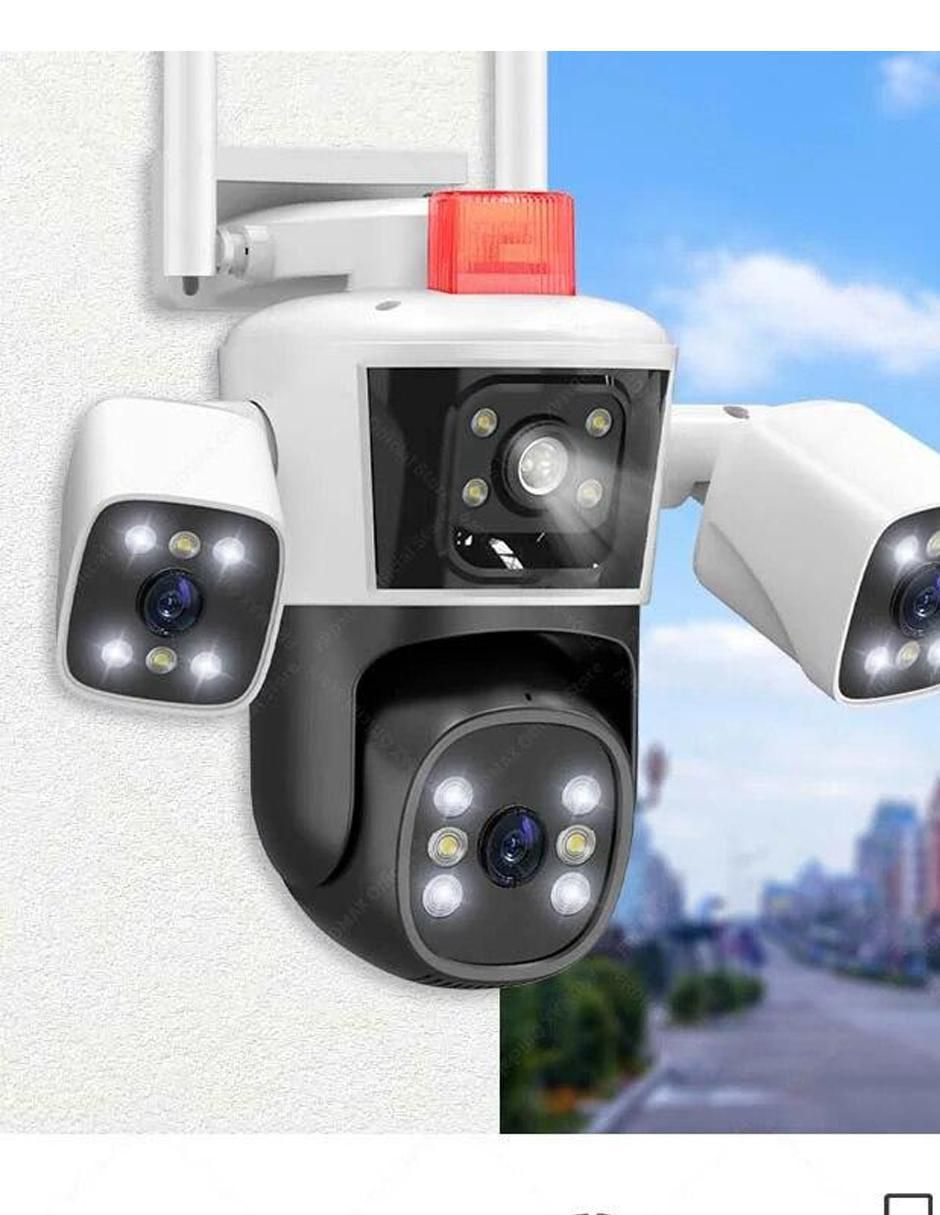 Cámara Wi-Fi de seguridad inalámbrica HD 360° con capacidad para grabar visión nocturna para interior y exterior Cámara Wi-Fi de seguridad inalámbrica HD 360° con capacidad para grabar visión nocturna para interior y exterior