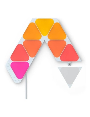 Set de paneles LED smart Nanoleaf Shapes mini triangulos 9 piezas NL48-0003TW-9PK