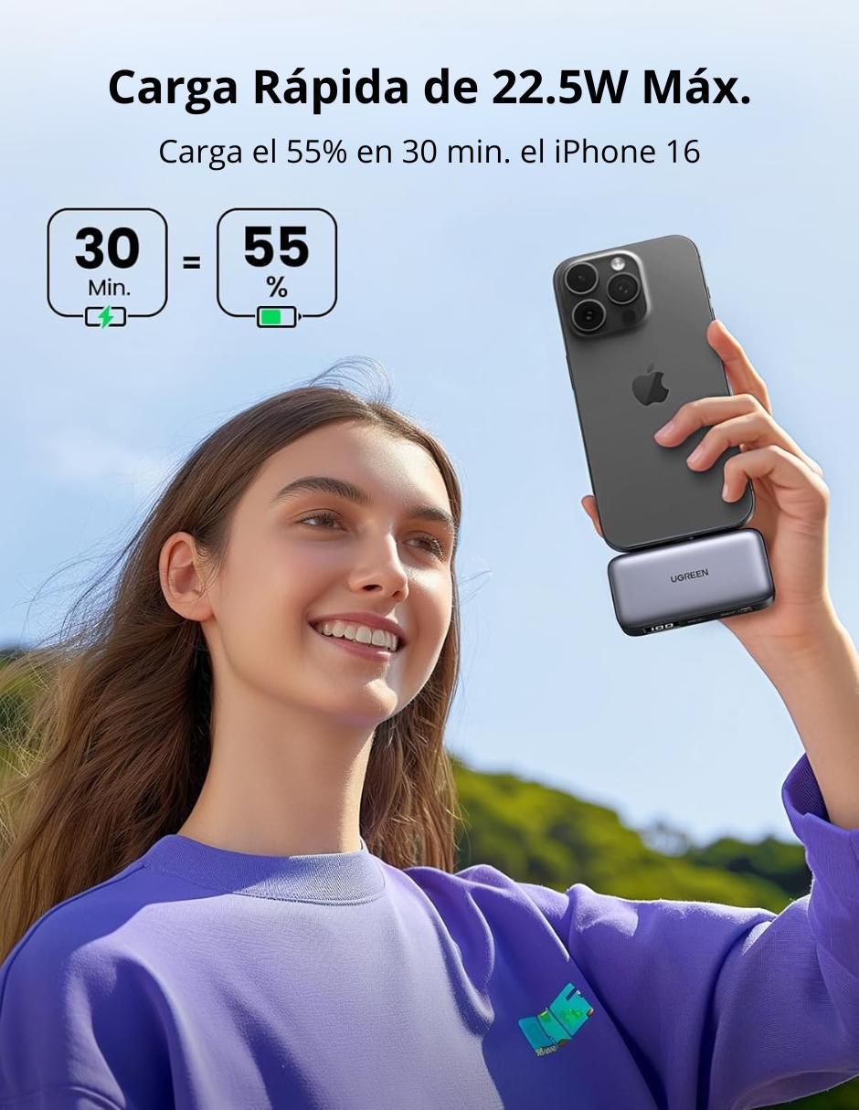 Batería portátil UGREEN 5000 mAh 35338