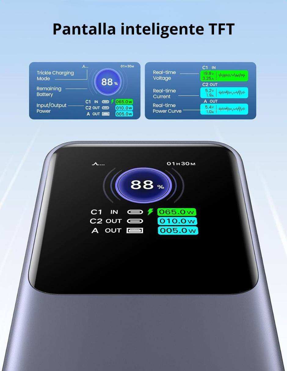 Batería portátil 25000 mAh 35525B 4