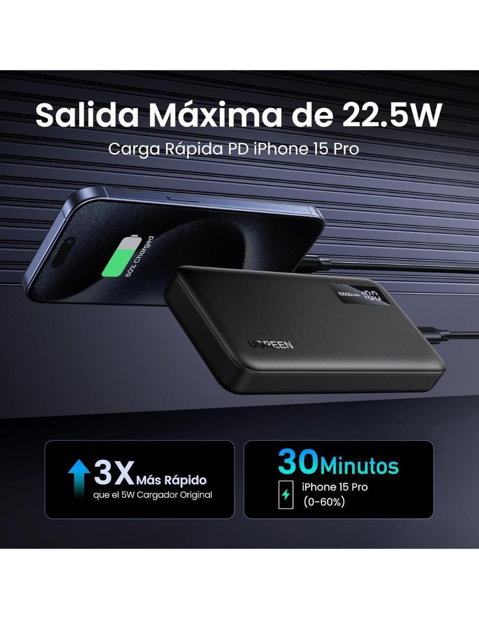 Batería portátil UGREEN 10000 mAh 25742