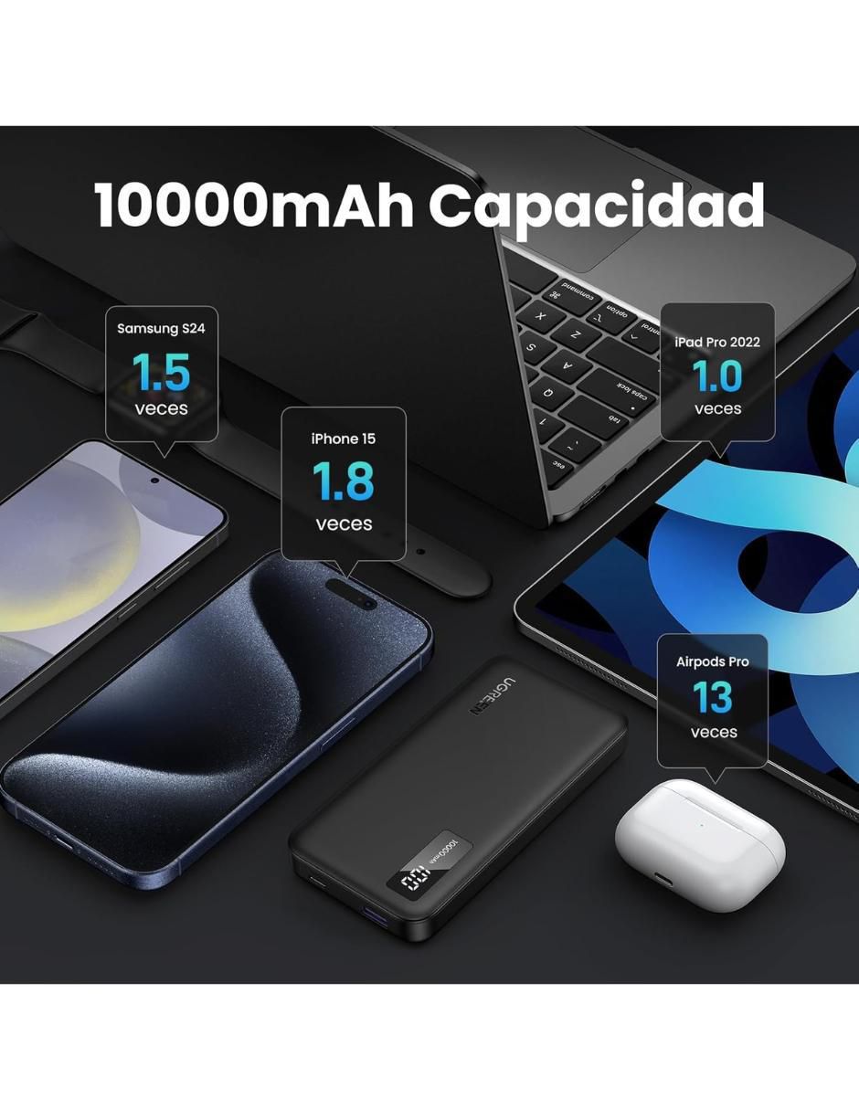 Batería portátil UGREEN 10000 mAh 25742