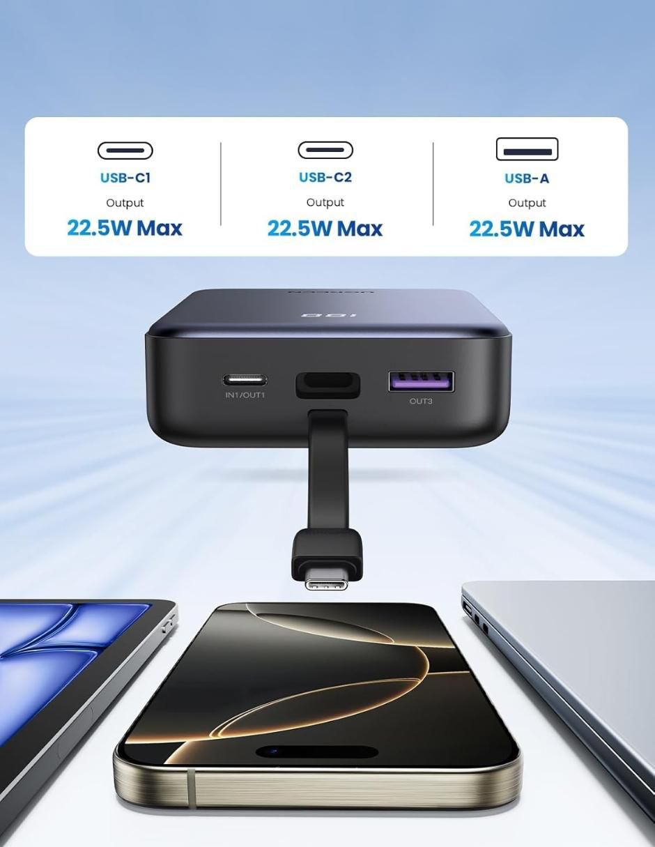 Batería portátil UGREEN 20000 mAh 45762