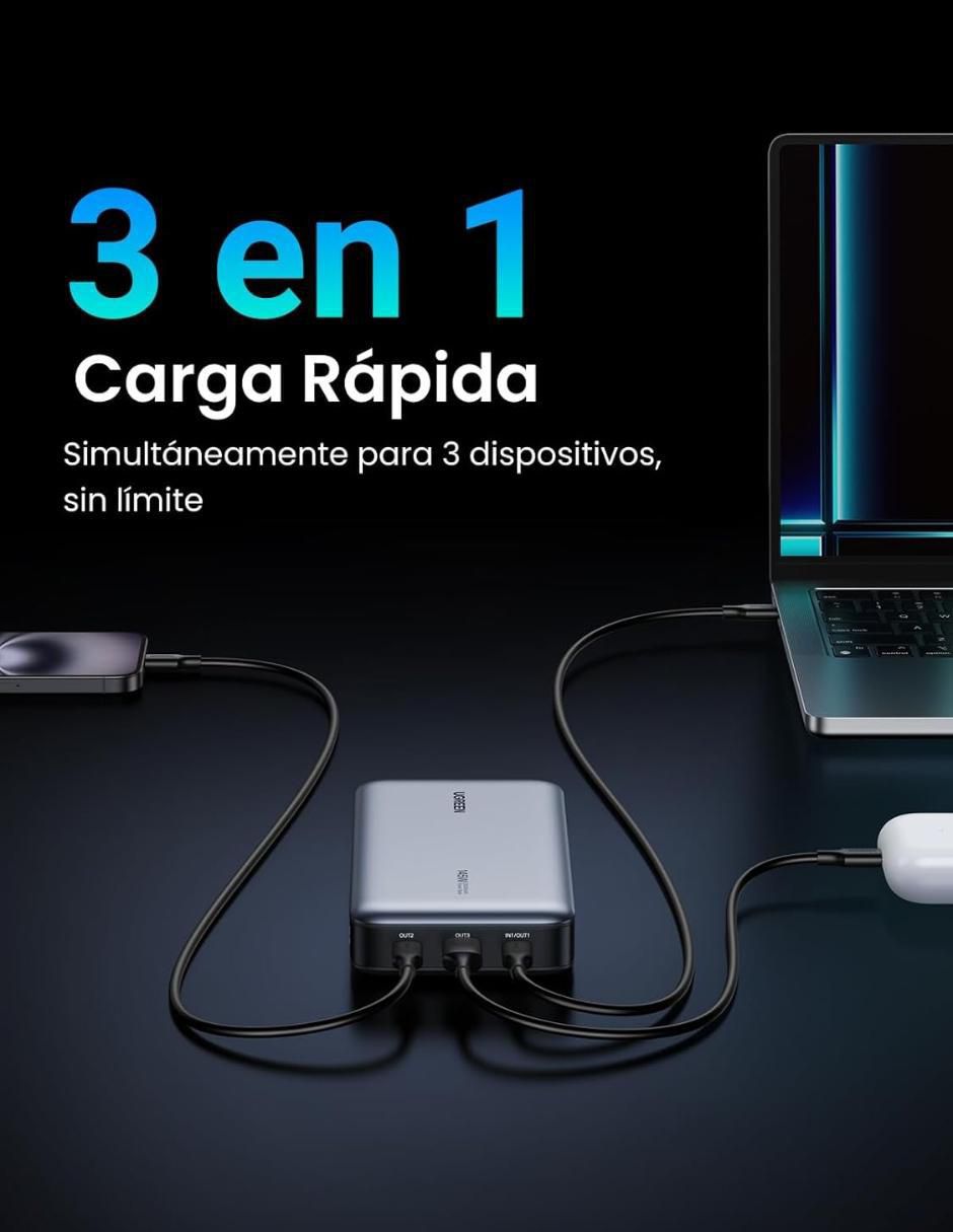 Batería portátil UGREEN 25000 mAh 90597A