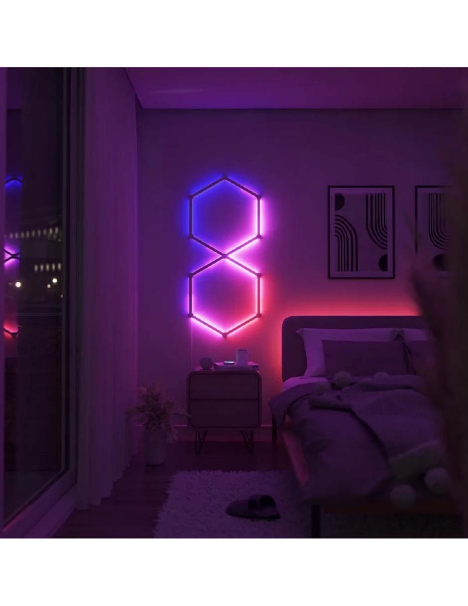 Set expansión de paneles LED smart Lineas 3 piezas NL59-E-0001LW-3PK 5