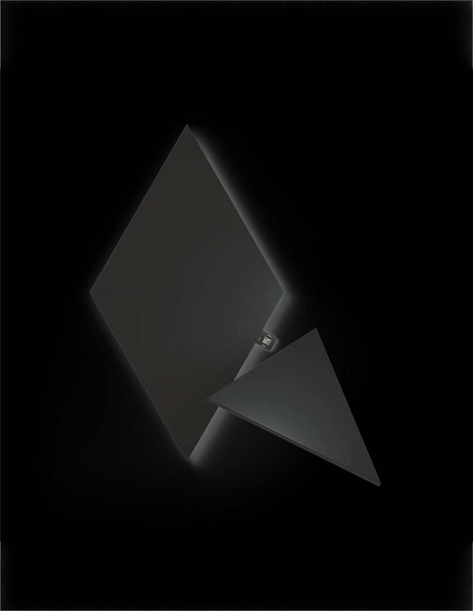 Set expansión de paneles LED smart Shapes Triangulos 3 piezas NL47-0101TW-3PK 4