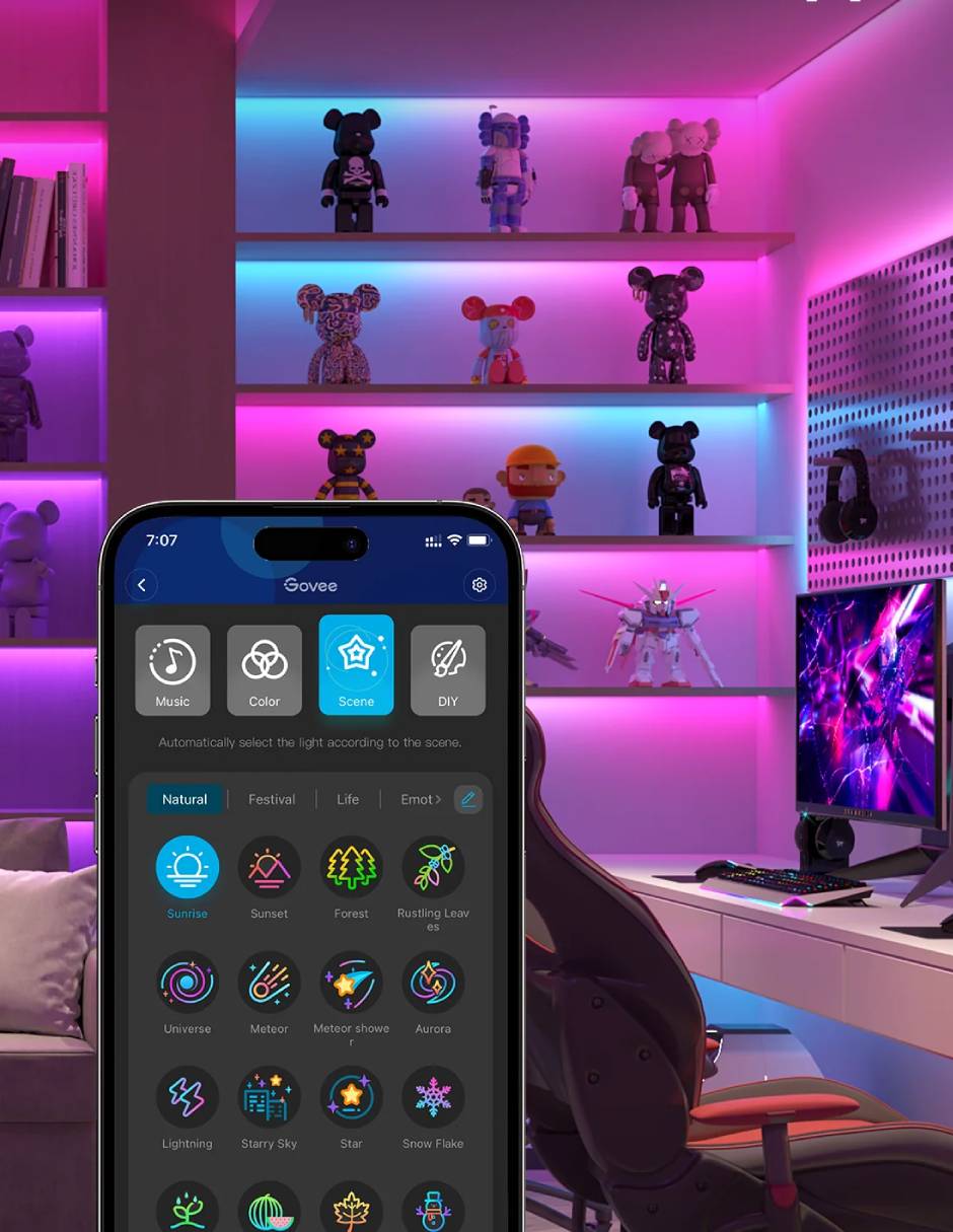 Tira led smart H612C con 240 focos
