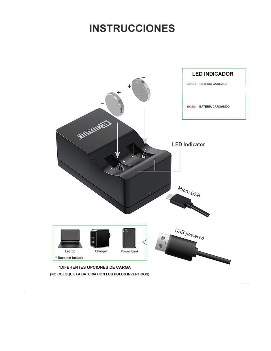 Batería recargable Eemb 72 mah para Airtag