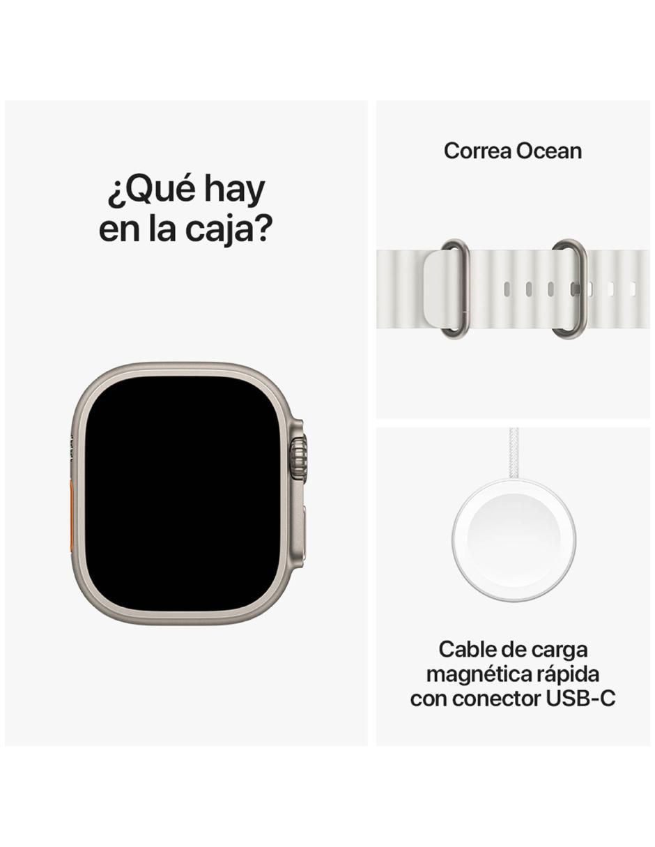 Smartwatch ultra 2 + LTE 49mm Titanio + Audifonos Bluetooth con GPS Reacondicionado 3