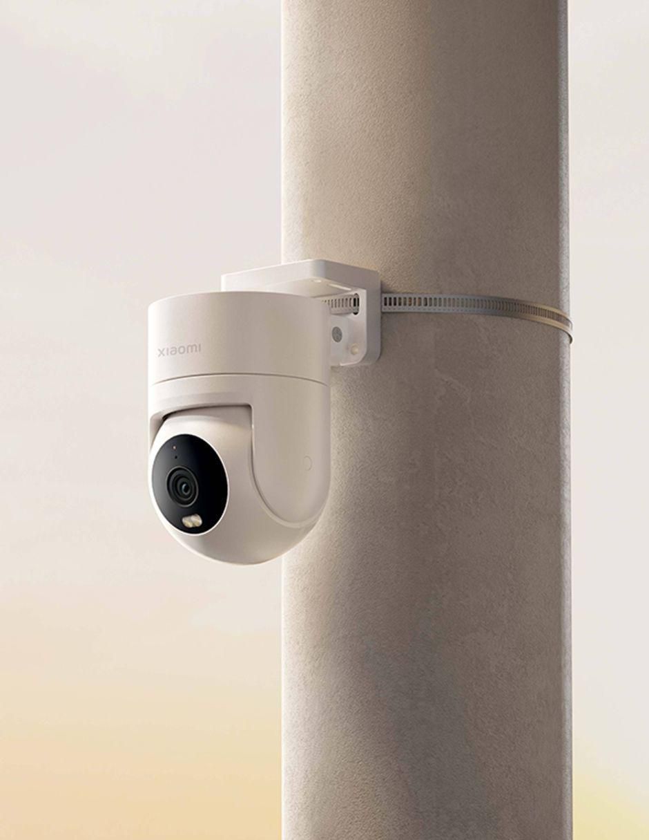 Cámara Wi-Fi de seguridad alámbrica 2K 110° con capacidad para grabar visión nocturna para interior y exterior