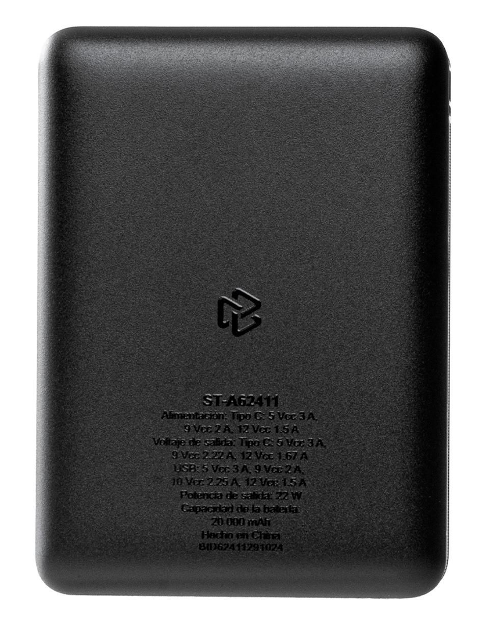 Batería portátil STF de 25 W USB + USB tipo C Gan y Power Bank ltra Rápida